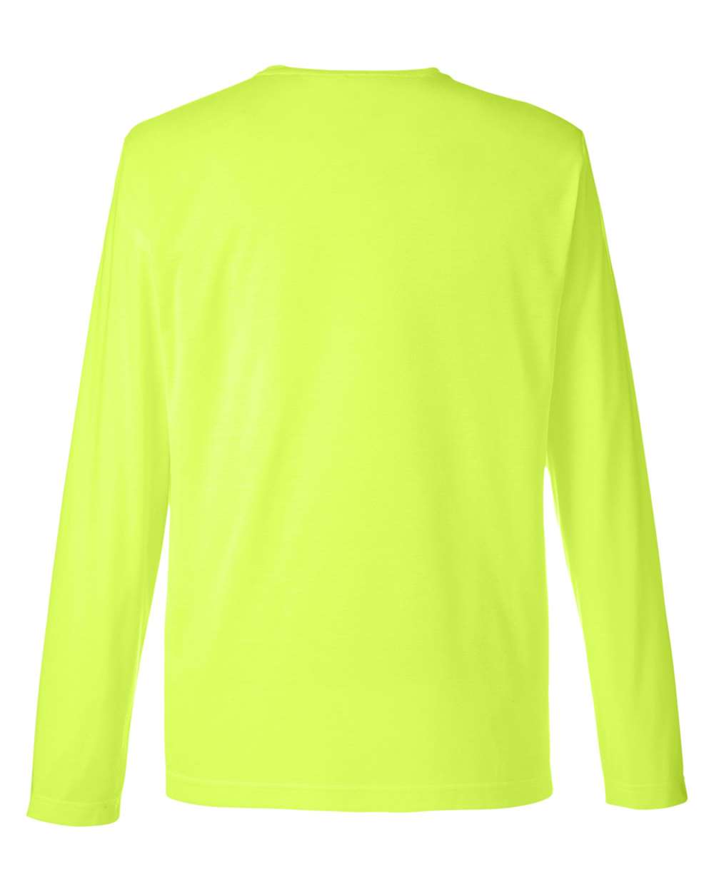 Core365 Unisex Fusion ChromaSoft™ Performance Long Sleeve T-Shirt - CE111L Safety Yellow