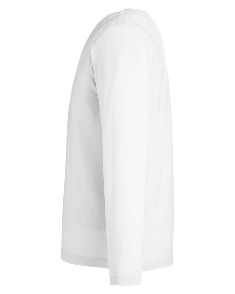 Core365 Unisex Fusion ChromaSoft™ Performance Long Sleeve T-Shirt - CE111L White