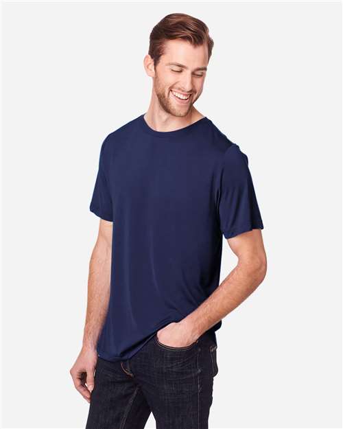 Core365 Unisex Tall Fusion ChromaSoft™ Performance T-Shirt - CE111T Classic Navy