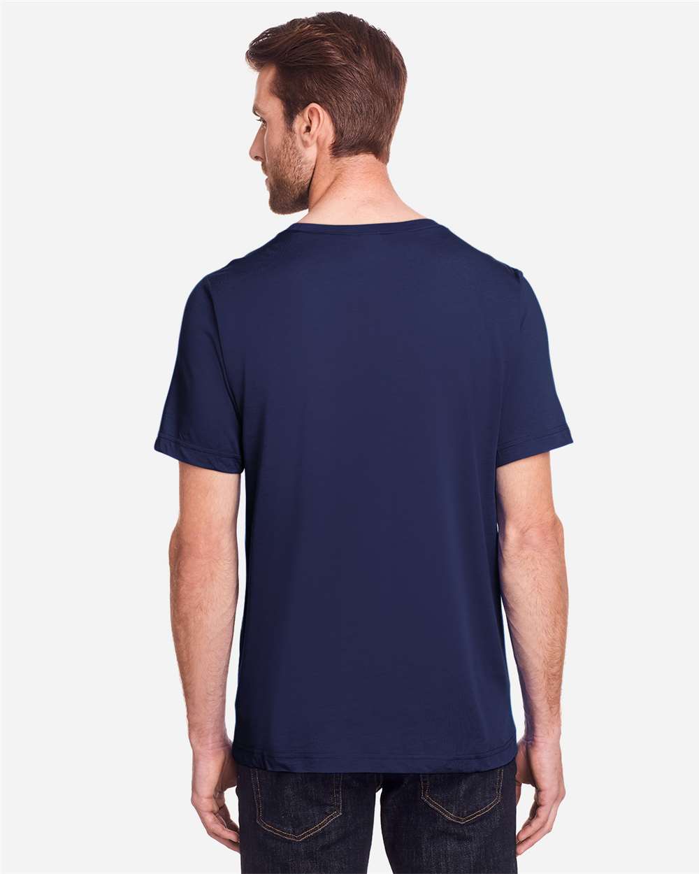 Core365 Unisex Tall Fusion ChromaSoft™ Performance T-Shirt - CE111T Classic Navy