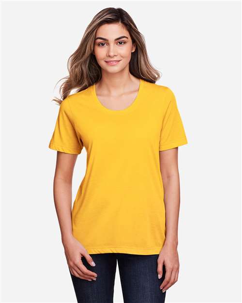 Core365 Women's Fusion ChromaSoft™ Performance T-Shirt - CE111W Campus Gold