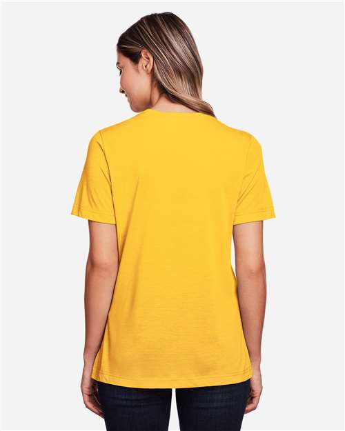 Core365 Women's Fusion ChromaSoft™ Performance T-Shirt - CE111W Campus Gold