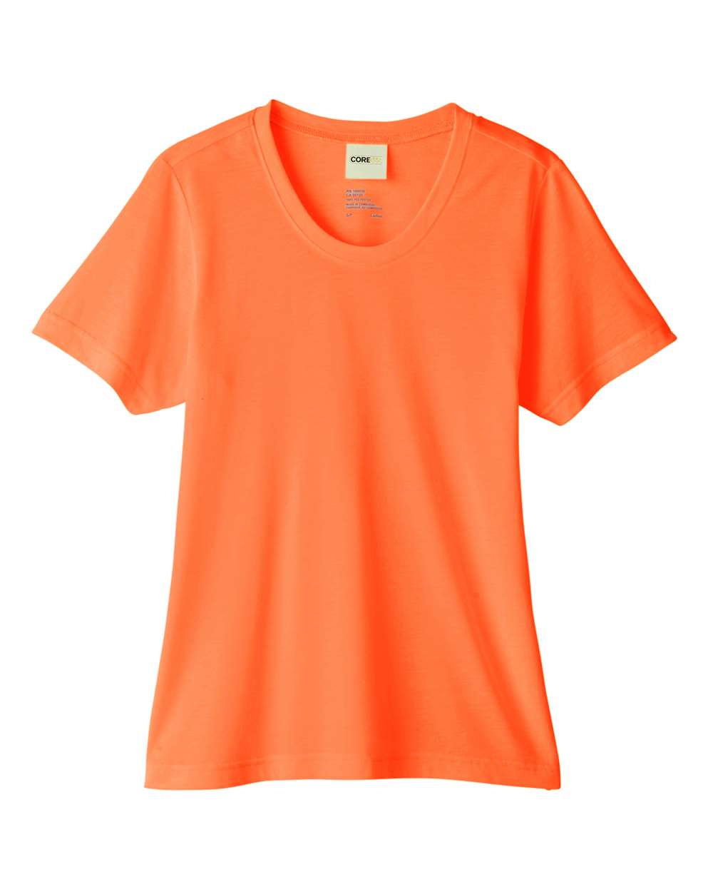 Core365 Women's Fusion ChromaSoft™ Performance T-Shirt - CE111W Campus Orange