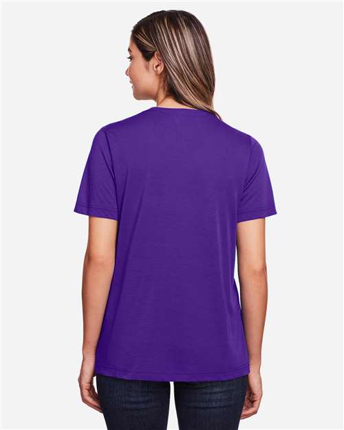 Core365 Women's Fusion ChromaSoft™ Performance T-Shirt - CE111W Campus Purple