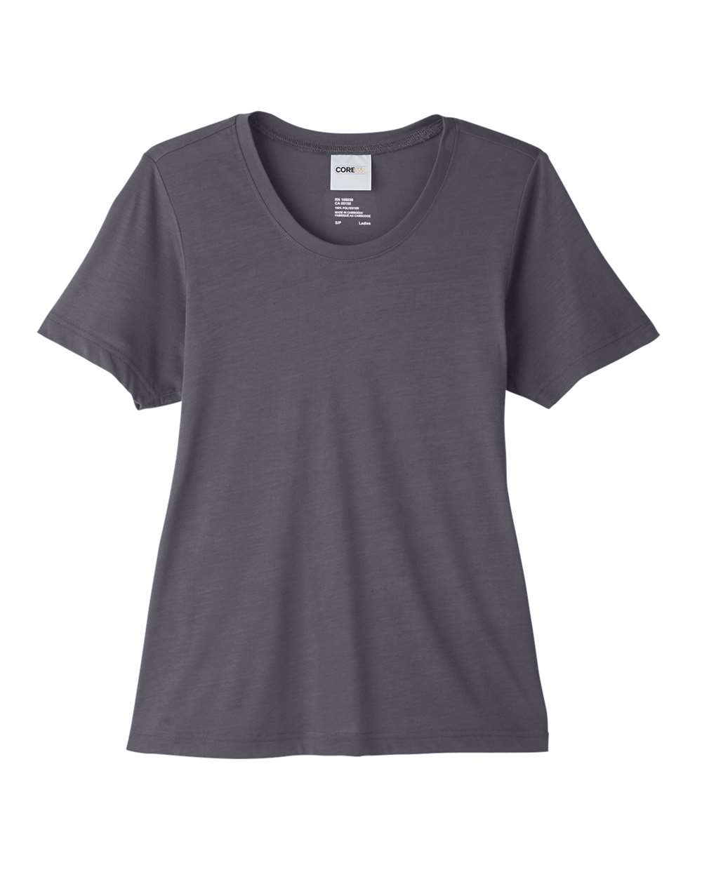 Core365 Women's Fusion ChromaSoft™ Performance T-Shirt - CE111W Carbon