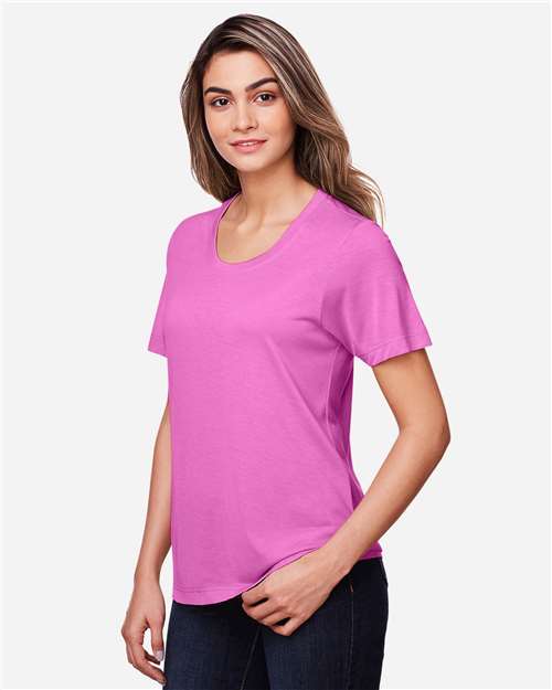 Core365 Women's Fusion ChromaSoft™ Performance T-Shirt - CE111W Charity Pink