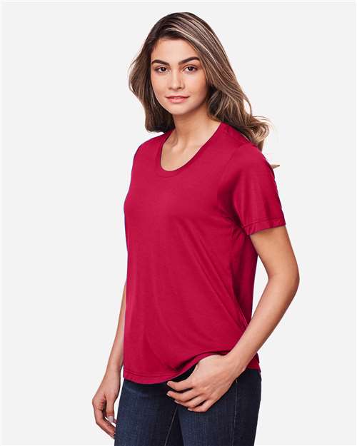 Core365 Women's Fusion ChromaSoft™ Performance T-Shirt - CE111W Classic Red