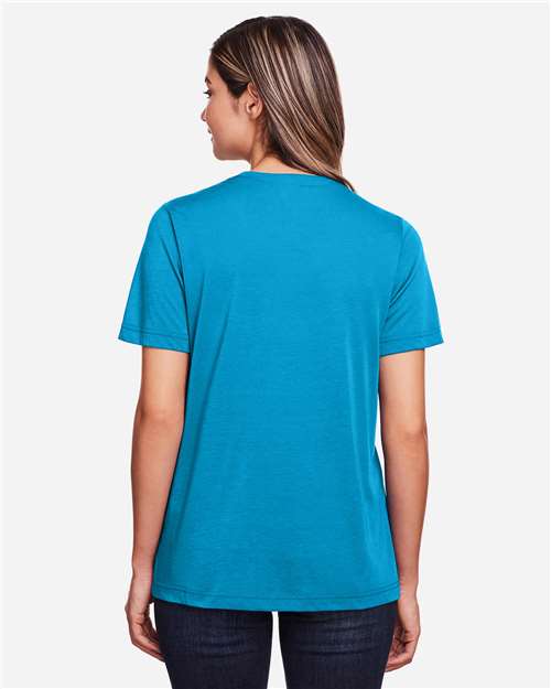 Core365 Women's Fusion ChromaSoft™ Performance T-Shirt - CE111W Electric Blue