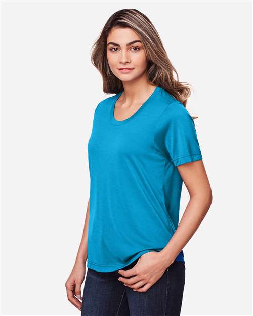 Core365 Women's Fusion ChromaSoft™ Performance T-Shirt - CE111W Electric Blue