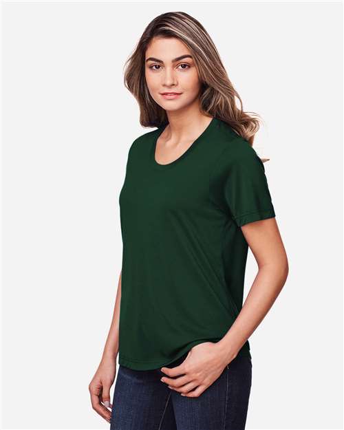 Core365 Women's Fusion ChromaSoft™ Performance T-Shirt - CE111W Forest