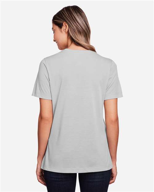 Core365 Women's Fusion ChromaSoft™ Performance T-Shirt - CE111W Platinum