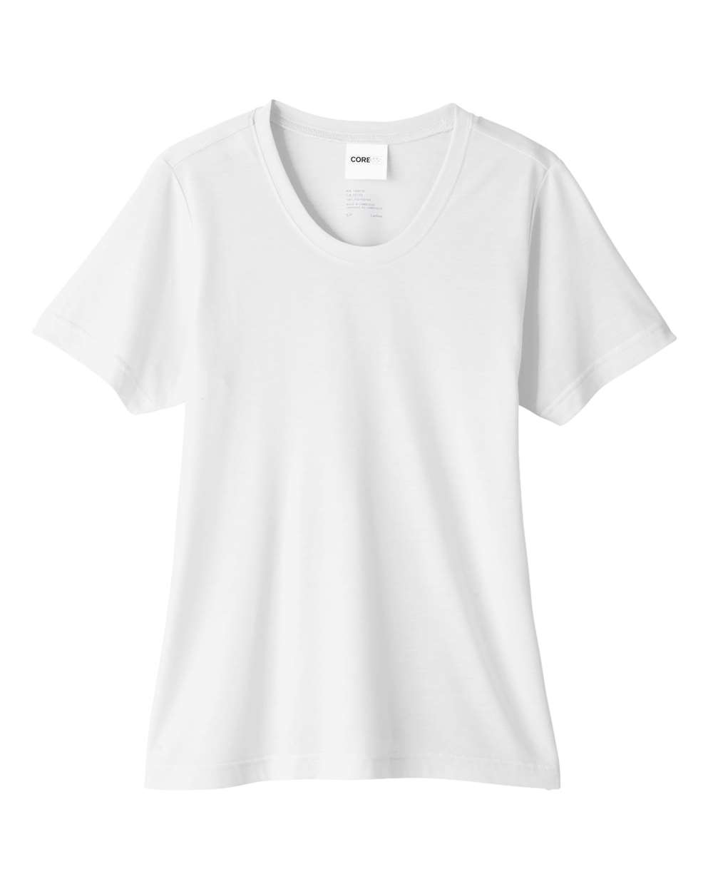 Core365 Women's Fusion ChromaSoft™ Performance T-Shirt - CE111W White