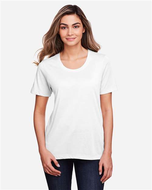 Core365 Women's Fusion ChromaSoft™ Performance T-Shirt - CE111W White