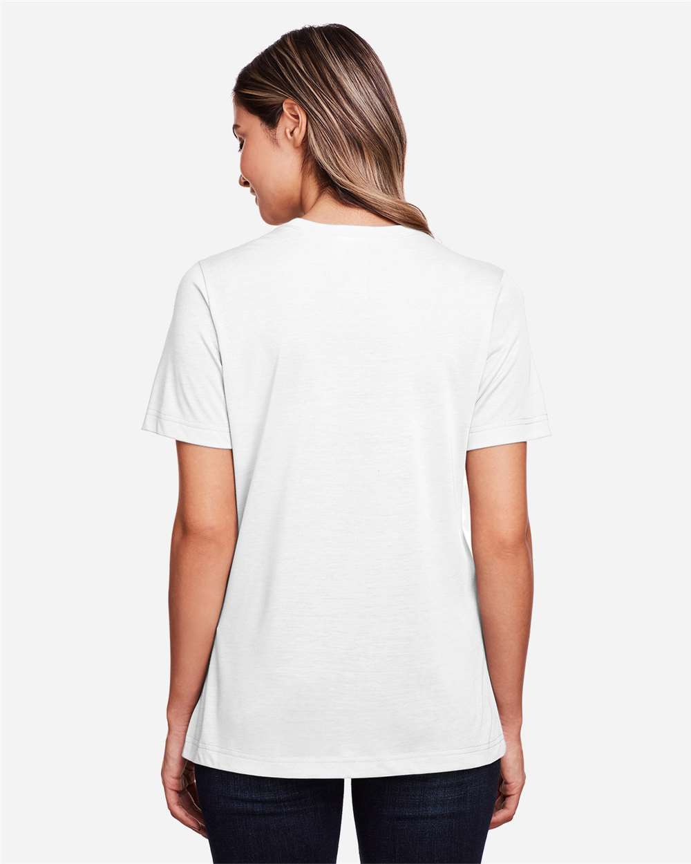 Core365 Women's Fusion ChromaSoft™ Performance T-Shirt - CE111W White
