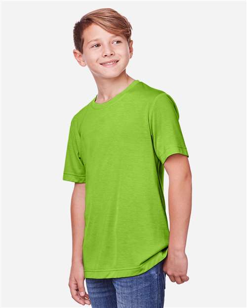 Core365 Youth Fusion ChromaSoft™ Performance T-Shirt - CE111Y Acid Green