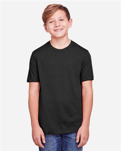 Core365 Youth Fusion ChromaSoft™ Performance T-Shirt - CE111Y Black