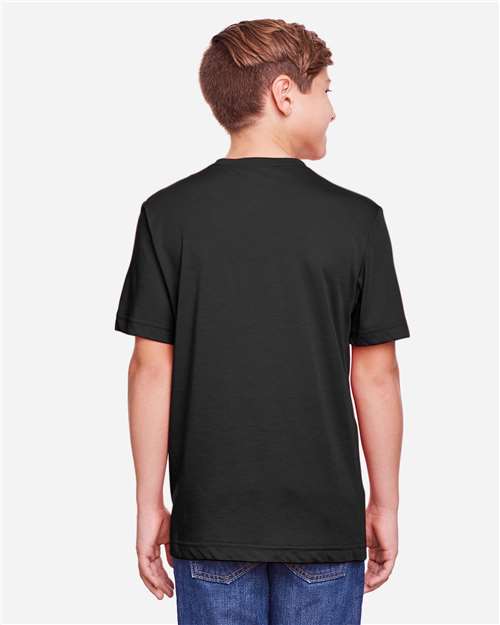 Core365 Youth Fusion ChromaSoft™ Performance T-Shirt - CE111Y Black