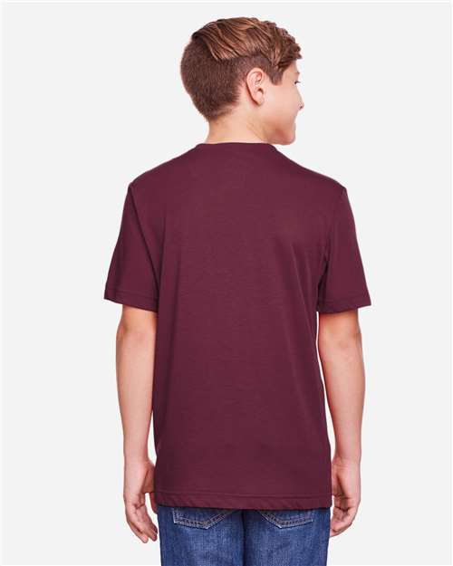 Core365 Youth Fusion ChromaSoft™ Performance T-Shirt - CE111Y Burgundy
