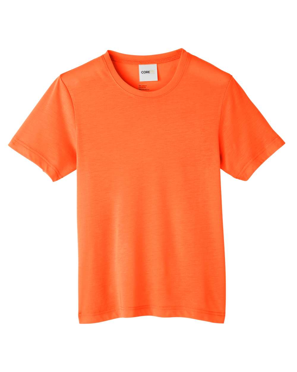 Core365 Youth Fusion ChromaSoft™ Performance T-Shirt - CE111Y Campus Orange