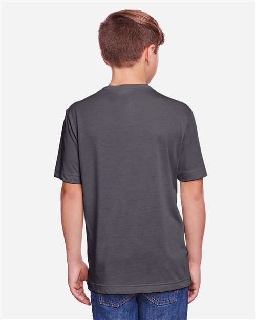 Core365 Youth Fusion ChromaSoft™ Performance T-Shirt - CE111Y Carbon