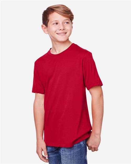 Core365 Youth Fusion ChromaSoft™ Performance T-Shirt - CE111Y Classic Red