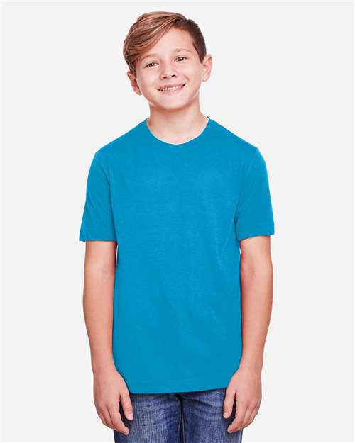 Core365 Youth Fusion ChromaSoft™ Performance T-Shirt - CE111Y Electric Blue