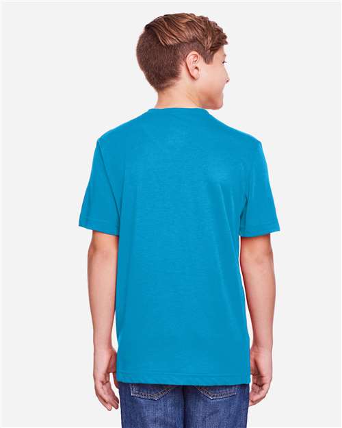 Core365 Youth Fusion ChromaSoft™ Performance T-Shirt - CE111Y Electric Blue