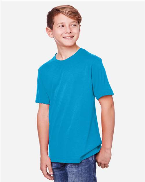 Core365 Youth Fusion ChromaSoft™ Performance T-Shirt - CE111Y Electric Blue