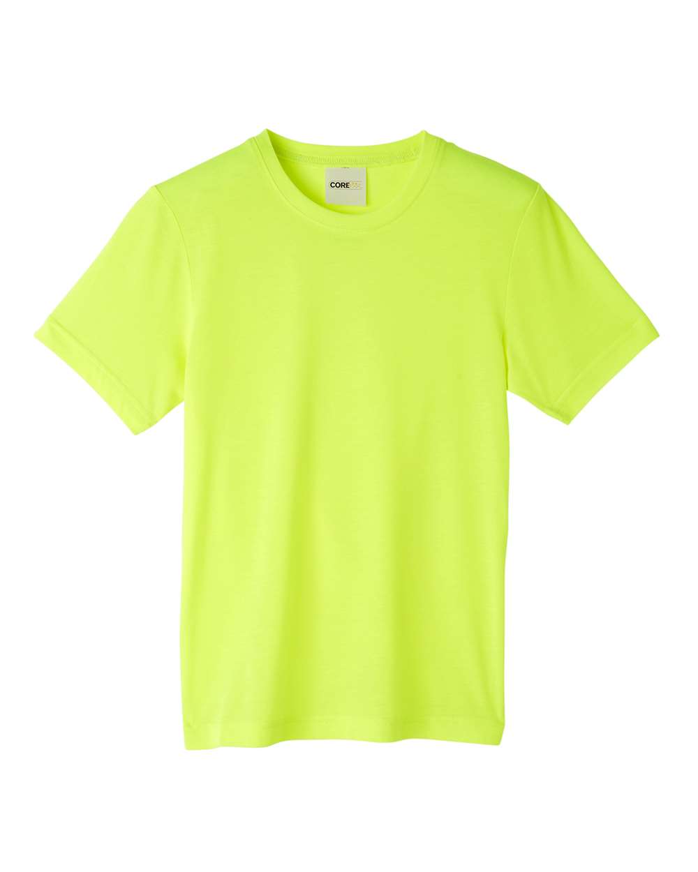 Core365 Youth Fusion ChromaSoft™ Performance T-Shirt - CE111Y Safety Yellow