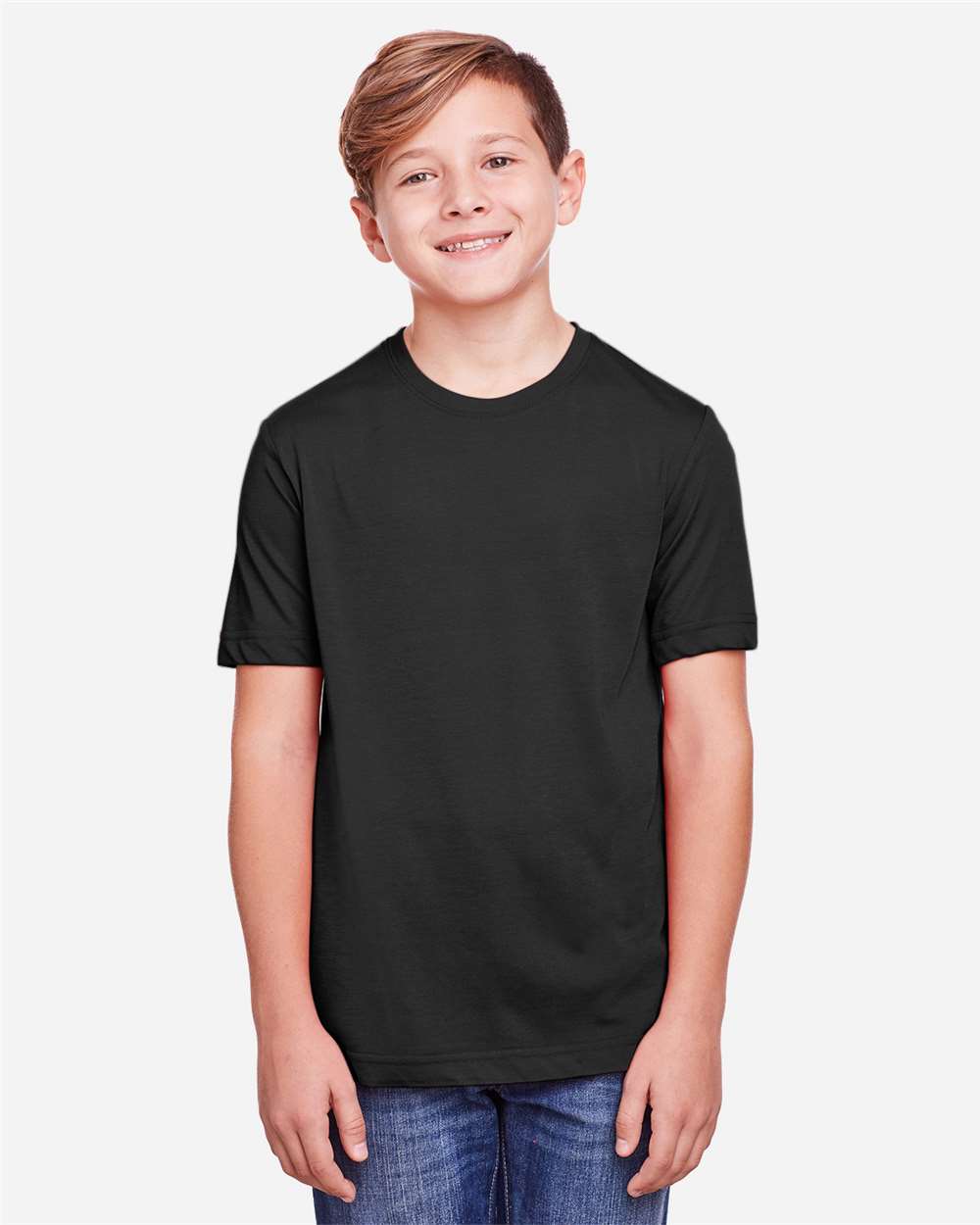 Core365 Youth Fusion ChromaSoft™ Performance T-Shirt - CE111Y Black