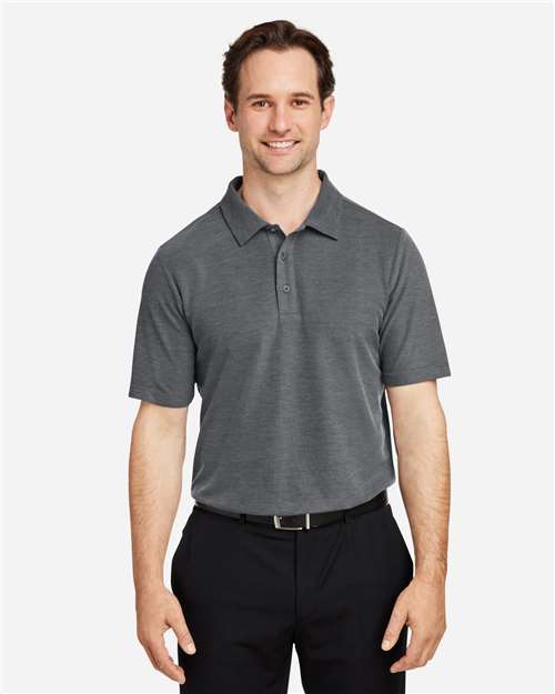 Core365 Men's Fusion ChromaSoft™ Pique Polo - CE112 Carbon Heather