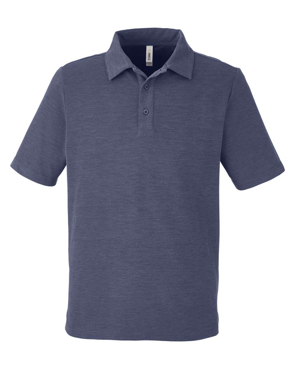 Core365 Men's Fusion ChromaSoft™ Pique Polo - CE112 Classic Navy Heather