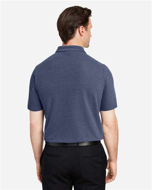 Core365 Men's Fusion ChromaSoft™ Pique Polo - CE112 Classic Navy Heather