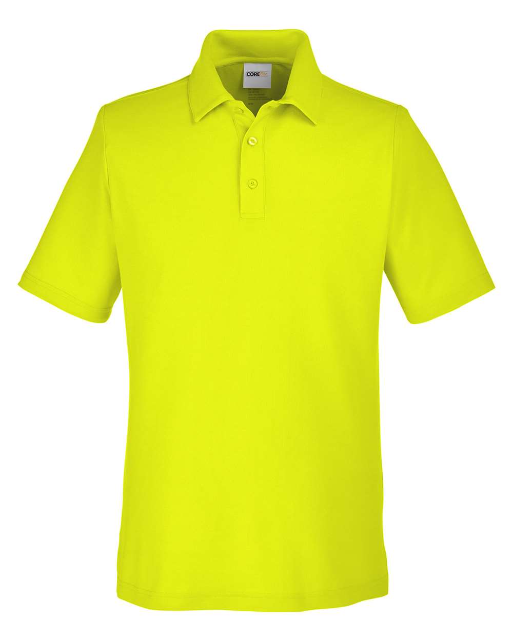 Core365 Men's Fusion ChromaSoft™ Pique Polo - CE112 Safety Yellow