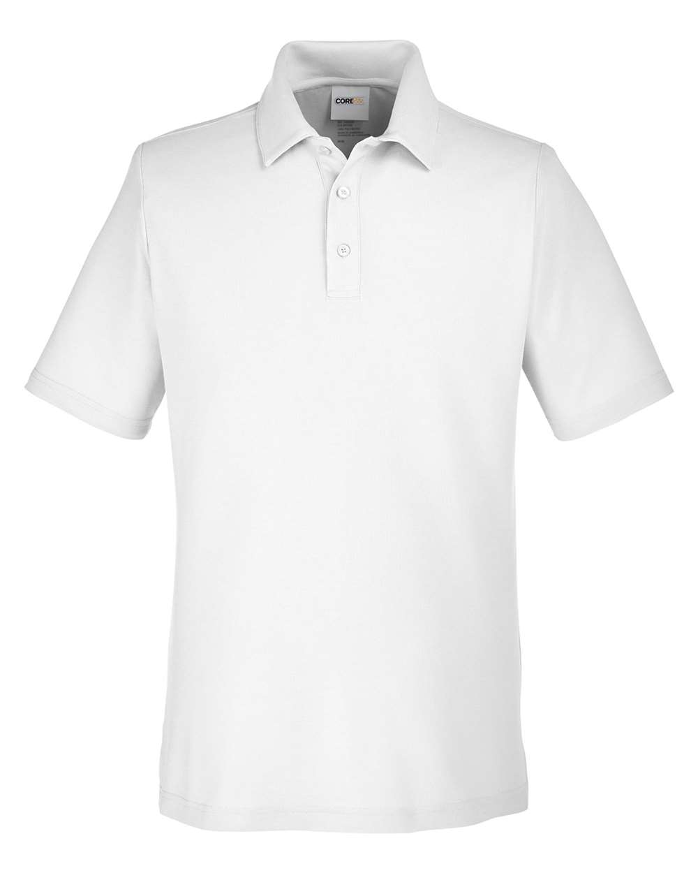 Core365 Men's Fusion ChromaSoft™ Pique Polo - CE112 White