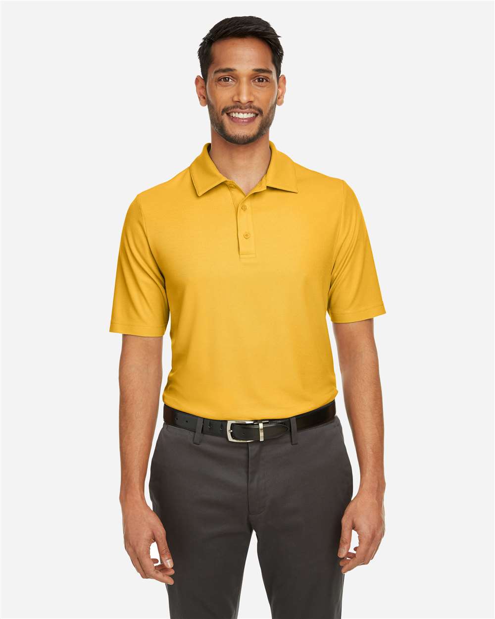 Core365 Men's Fusion ChromaSoft™ Pique Polo - CE112 Campus Gold