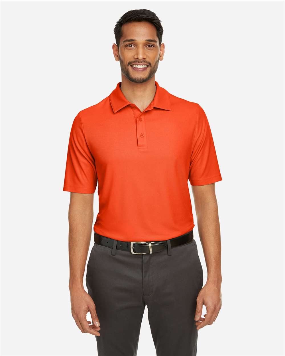 Core365 Men's Fusion ChromaSoft™ Pique Polo - CE112 Campus Orange