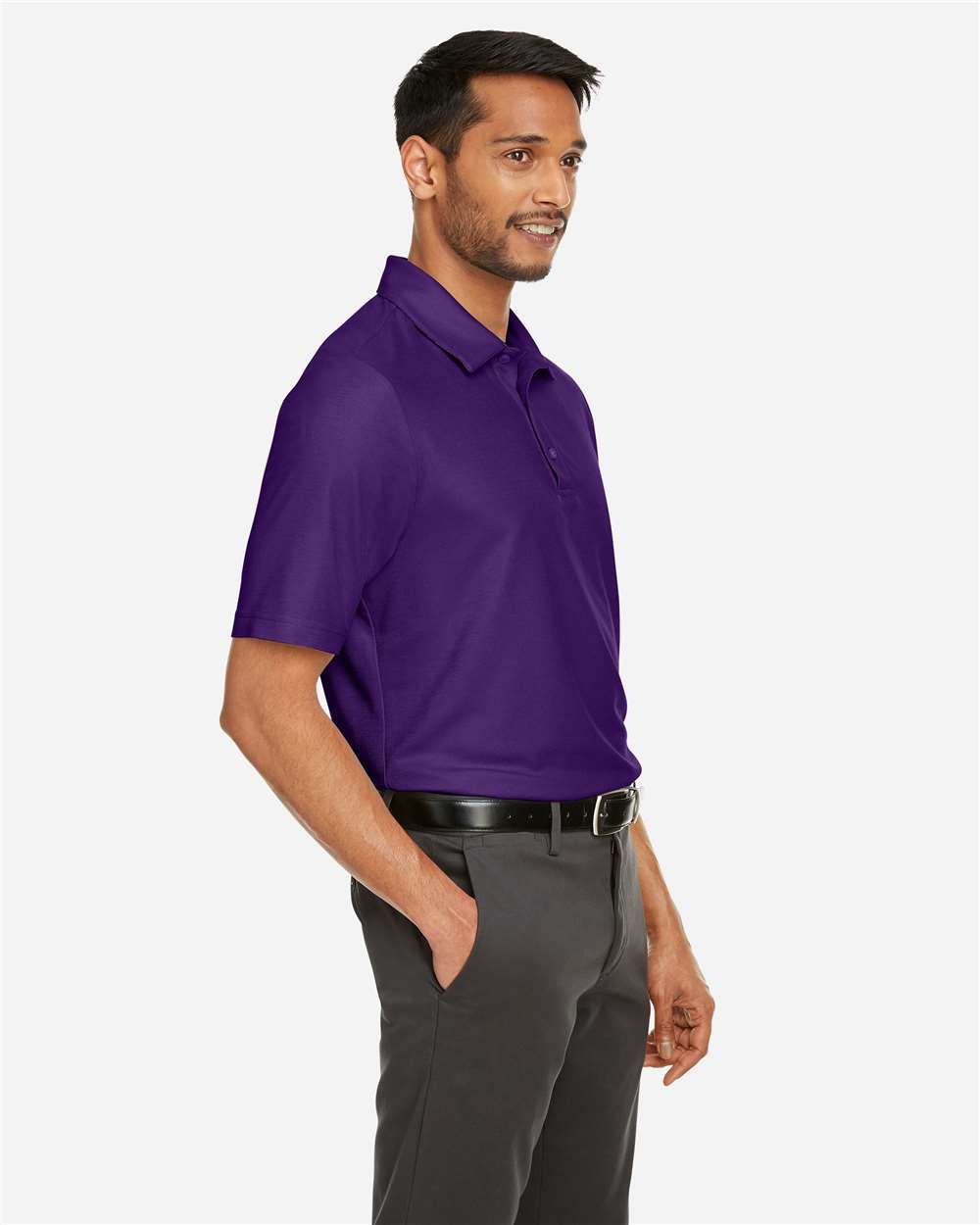 Core365 Men's Fusion ChromaSoft™ Pique Polo - CE112 Campus Purple