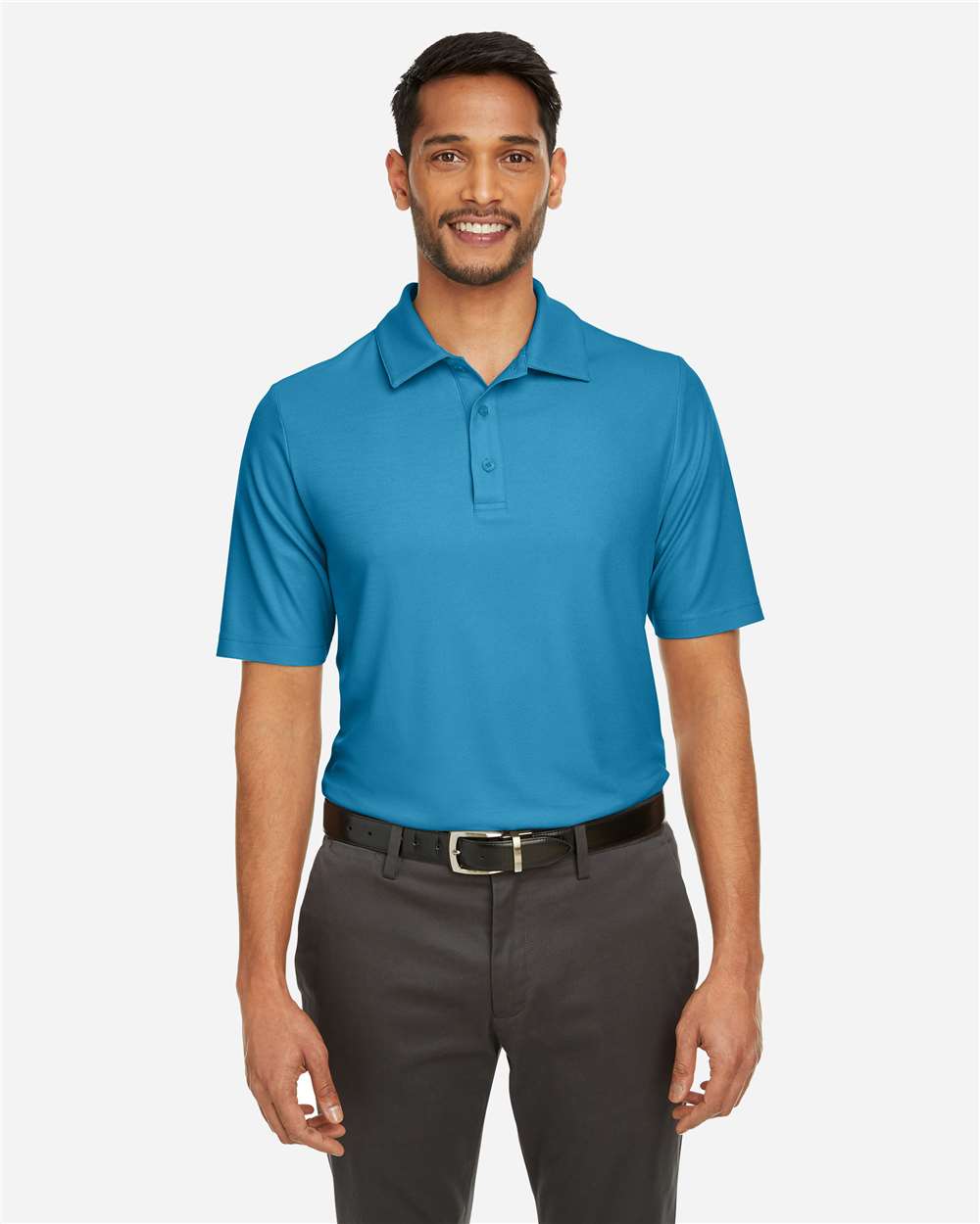 Core365 Men's Fusion ChromaSoft™ Pique Polo - CE112 Electric Blue