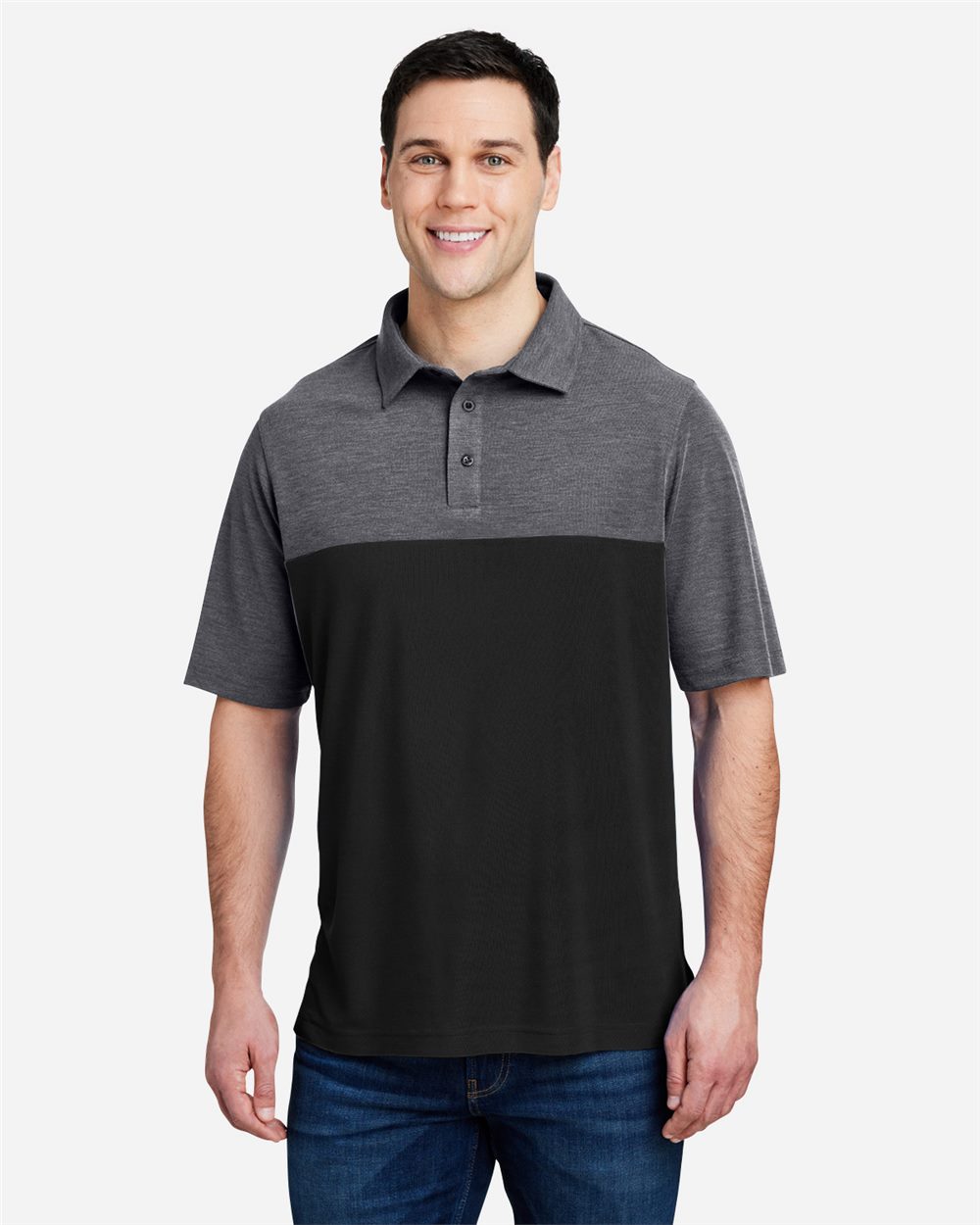 Core365 Men's Fusion ChromaSoft™ Colorblock Polo - CE112C