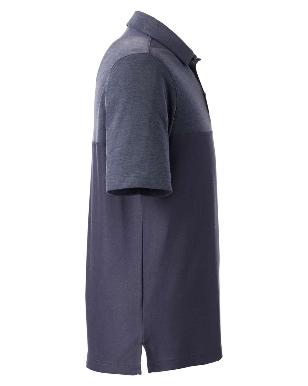 Core365 Men's Fusion ChromaSoft™ Colorblock Polo - CE112C Classic Navy- Classic Navy Heather