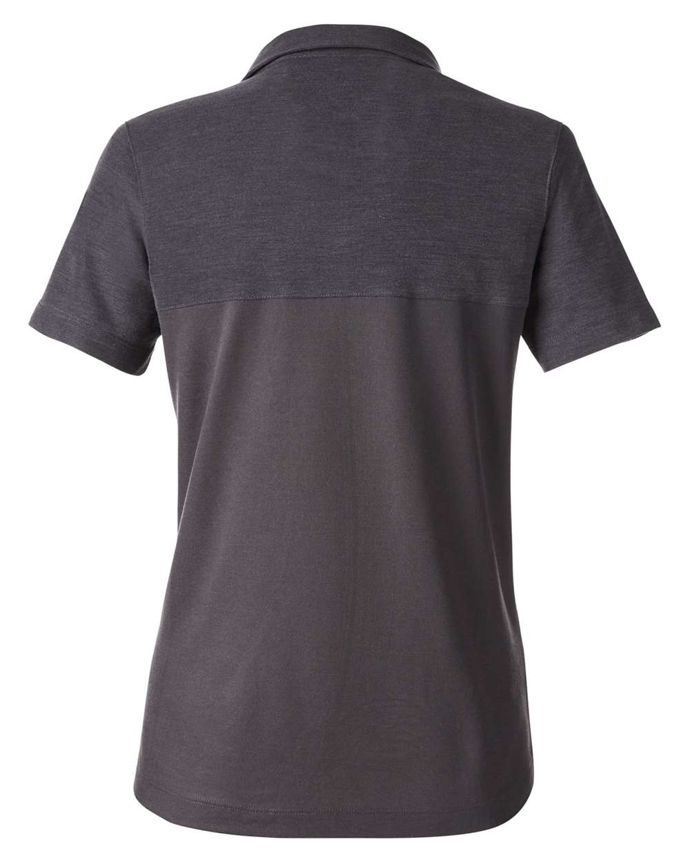 Core365 Women's Fusion ChromaSoft™ Colorblock Polo - CE112CW Carbon- Carbon Heather