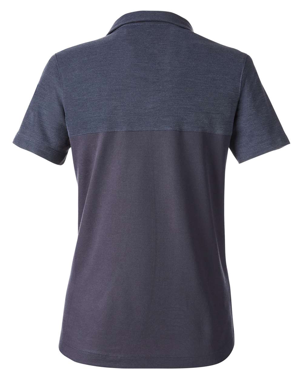 Core365 Women's Fusion ChromaSoft™ Colorblock Polo - CE112CW Classic Navy- Classic Navy Heather