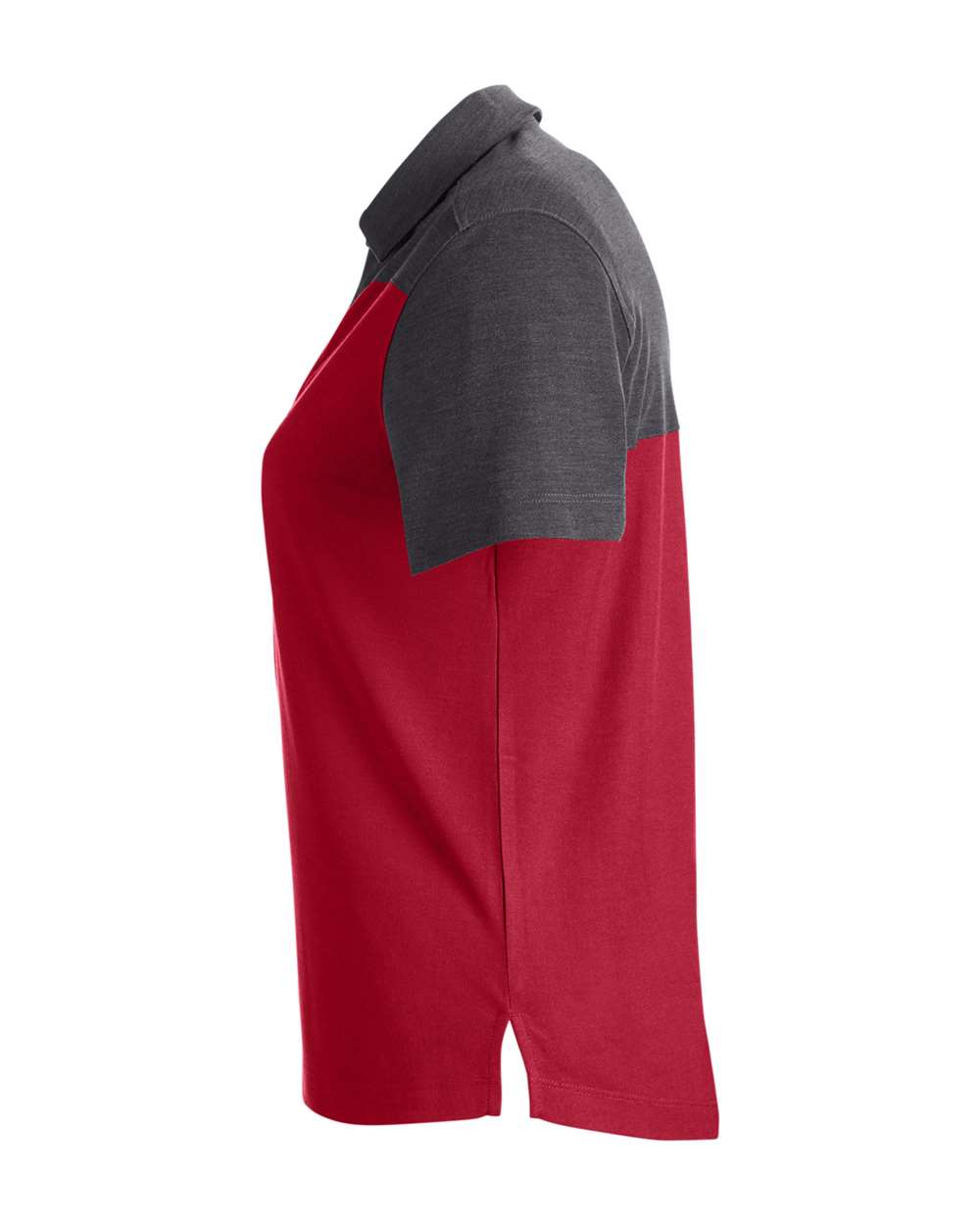 Core365 Women's Fusion ChromaSoft™ Colorblock Polo - CE112CW Classic Red- Carbon Heather