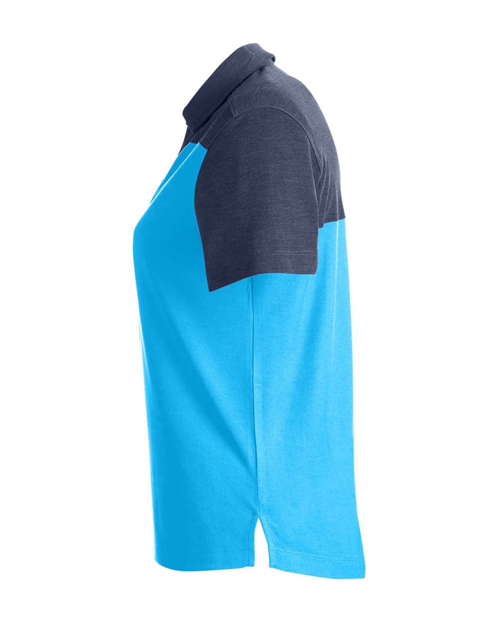 Core365 Women's Fusion ChromaSoft™ Colorblock Polo - CE112CW Electric Blue- Classic Navy Heather