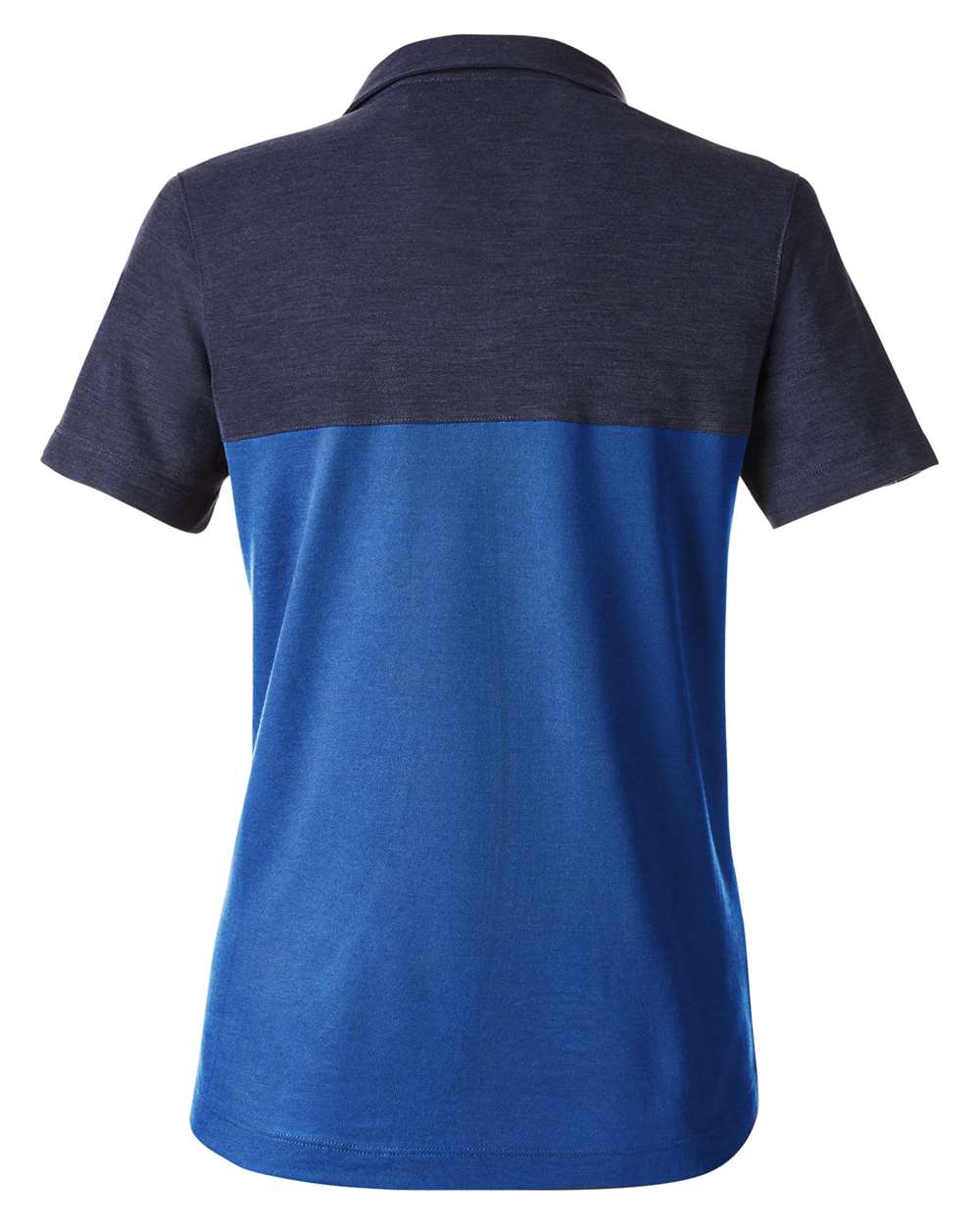 Core365 Women's Fusion ChromaSoft™ Colorblock Polo - CE112CW True Royal- Classic Navy Heather