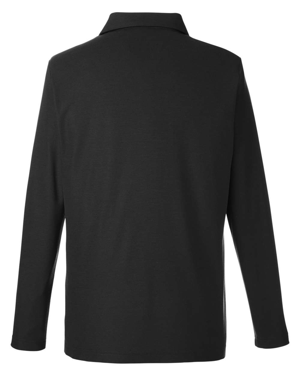Core365 Men's Fusion ChromaSoft™ Long Sleeve Pique Polo - CE112L Black