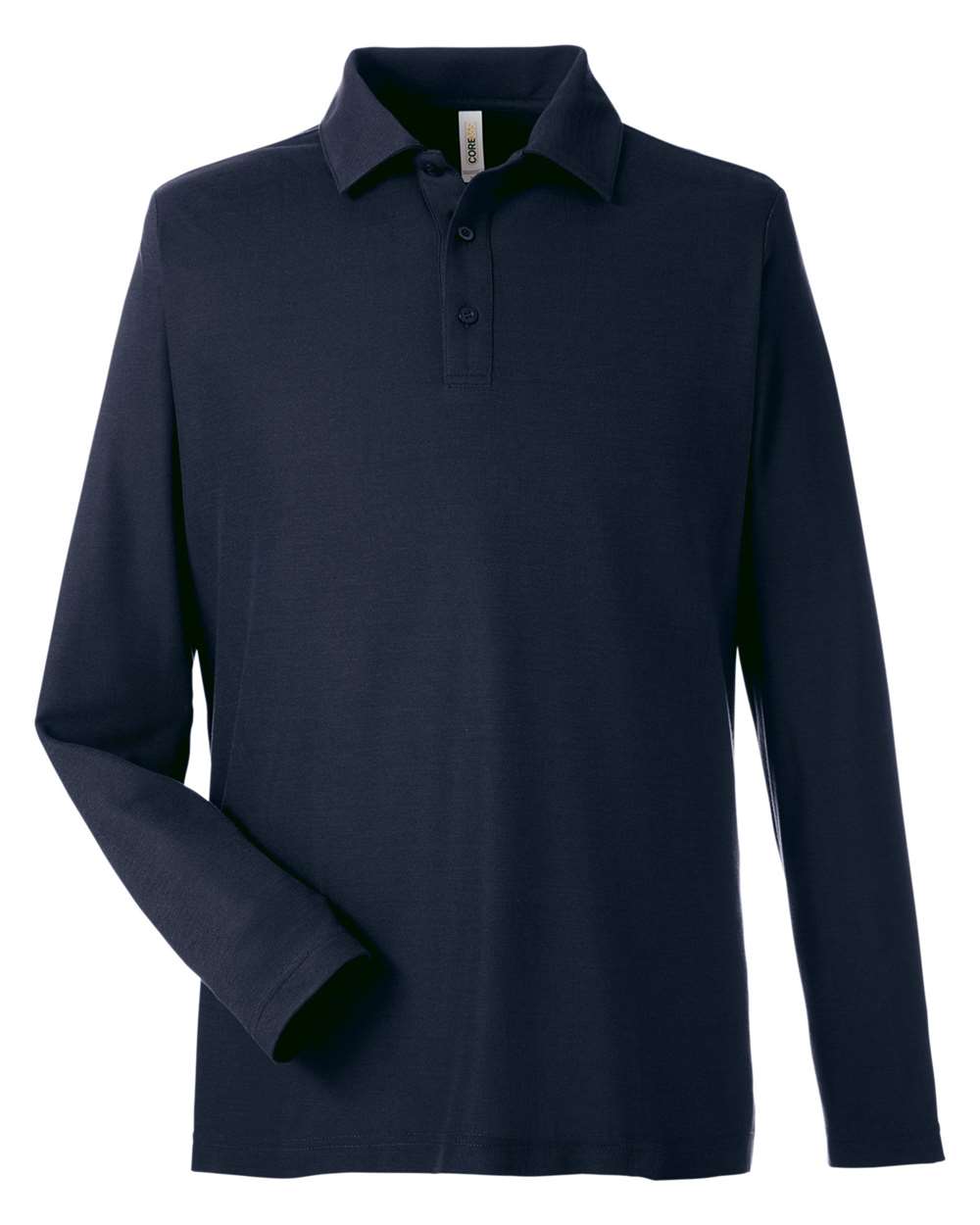 Core365 Men's Fusion ChromaSoft™ Long Sleeve Pique Polo - CE112L Classic Navy