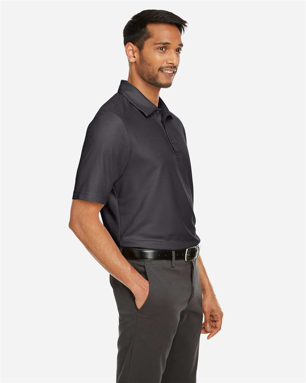 Core365 Men's Tall Fusion ChromaSoft™ Pique Polo - CE112T Carbon