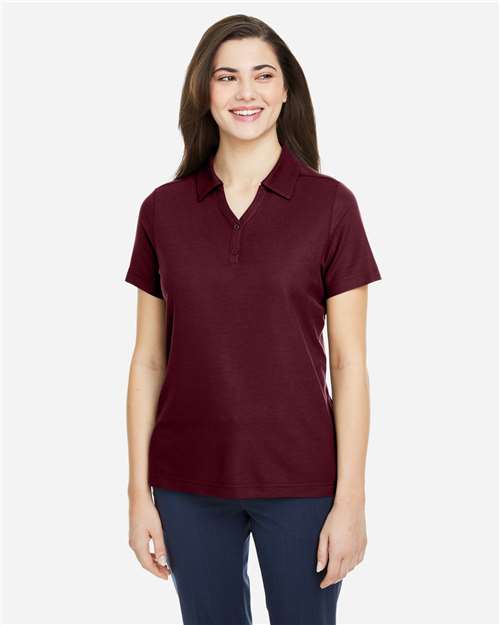 Core365 Women's Fusion ChromaSoft™ Pique Polo - CE112W Burgundy